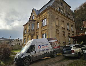 Zateplení stropu nad podlahou bytu pomocí foukané izolace